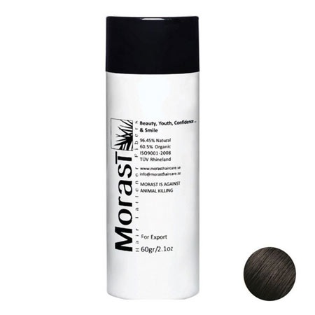 پودر پرپشت کننده مو مورست مدل Black وزن 60 گرم رنگ مشکی