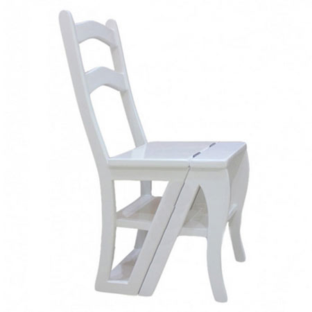 صندلی مدل چندکاره چوبی با روکش استین گیاهی