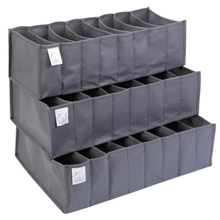 نظم دهنده کشو مای هوم مدل ترکیه بسته 3 عددی جنس پارچه