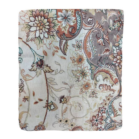 روفرشی مدل کشدار نانو ابریشم ترنج بافت ابریشم گونه جنس پلی استر مخمل