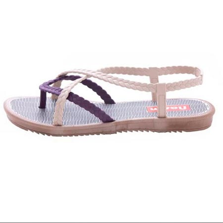 صندل رکابدار زنانه نسیم مدل هلن جنس مواد مصنوعی