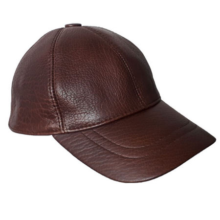 کلاه کپ دخترانه چرم طبیعی