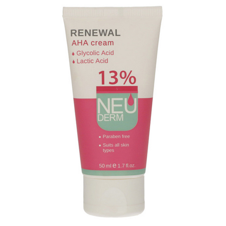 کرم لایه بردار نئودرم مدل Renewal AHA حجم 50 میلی لیتر