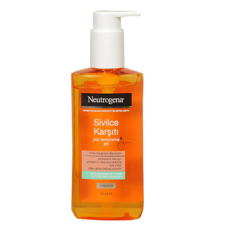 ژل شستشو صورت نوتروژینا سری Sivilce Karciti مدل Yuz temizleme jeli