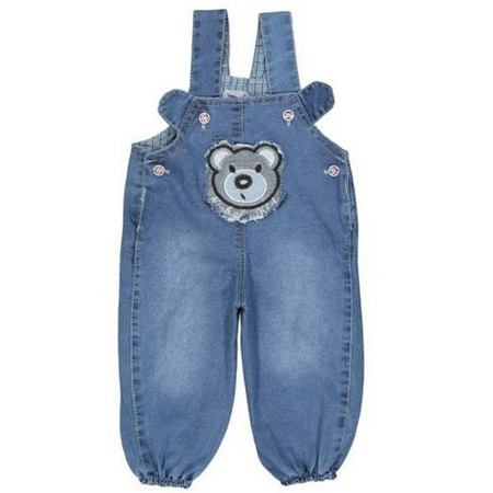 سرهمی جین نوزادی طرح خرس مدل 115