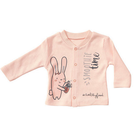 شومیز نوزادی دخترانه پولونیکس طرح اسموتی ترک