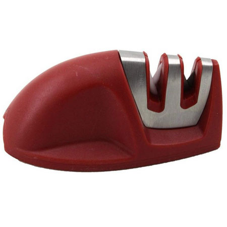 چاقو تیز کن نیولایف دو تیغه با دسته پلاستیکی