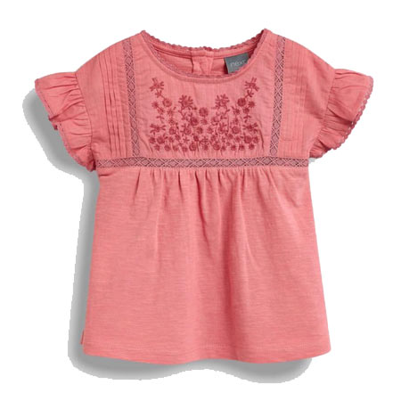 بلوز نوزادی دخترانه نکست مدل NEXN00458