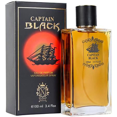 ادو پرفیوم مردانه نیفتی مدل کاپیتان بلک با ماندگاری بالا