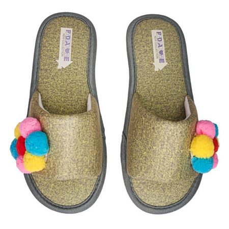 دمپایی حوله ای زنانه مدل نیکتا پوش کد Gn