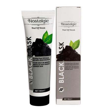 ماسک صورت نوستالژیک مدل زغال حجم 100 میلی لیتر
