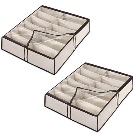 نظم دهنده کفش اوشن هوم دارای 12 خانه بسته 2 عددی