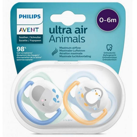 پستانک ارتودنسی اونت مدل الترا ایر SCF080 بسته 2 عددی