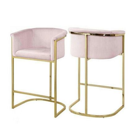 صندلی اوپن فلزی با کفی پارچه ای مجموعه 2 عددی