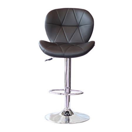 صندلی اپن فلزی با پشتی چرمی جک دار چرخشی