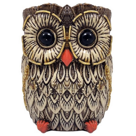 جا مسواکی سرامیکی طرح جغد مدل G1