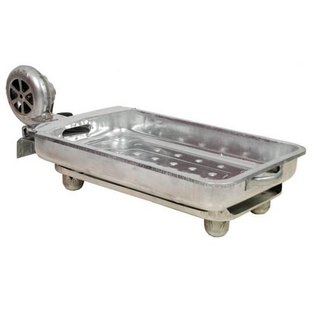 منقل فلزی ذغالی فن دار مدل P210