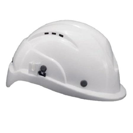 کلاه ایمنی کار در ارتفاع بدون لبه جنس ای بی اس