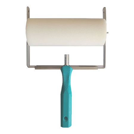 دسته غلتک نقاشی سایز 6 /7 اینچ به همراه فوم 7 اینچ