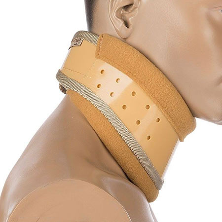 گردنبند طبی پاک سمن مدل Hard پلاستیکی سایز بزرگ