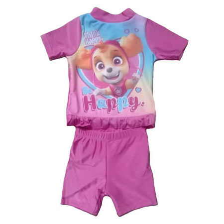 مایو نوزادی آلمانی پاو پاترول پلی استر دو تکه