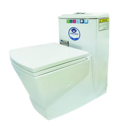 توالت فرنگی دو زمانه مروارید مدل مگا