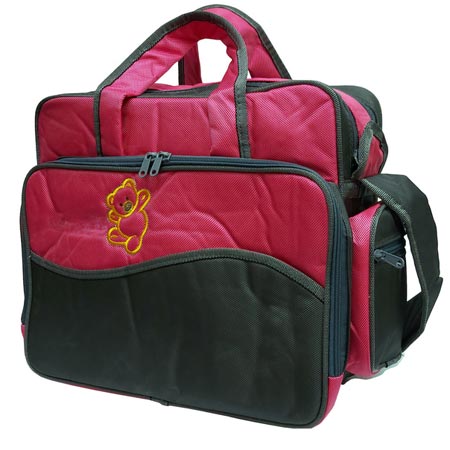 ساک لوازم کودک و نوزاد جنس برزنتی دو لایه و ضد نفوذ آب