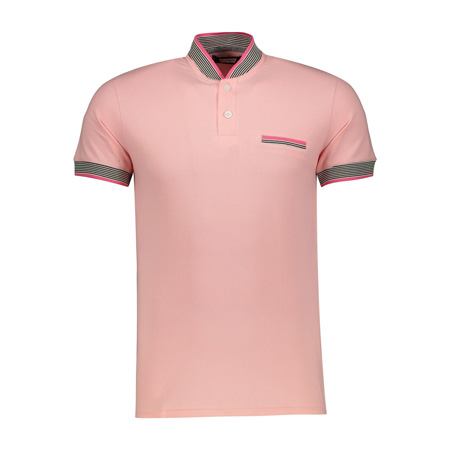 پولوشرت آستین کوتاه مردانه باینت صورتی روشن