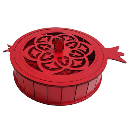 جعبه پذیرایی مدل انار شب یلدا