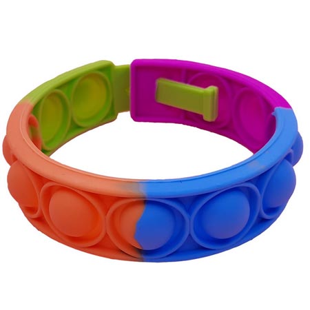 فیجت ضد استرس مدل پاپیت طرح دست‌ بند سیلیکونی