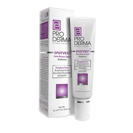 کرم ضد لک پرودرما سری Spotvest مدل Radiance حجم 20 میلی لیتر