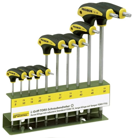 آچار آلن دسته تی پروکسون مجموعه 10 عددی