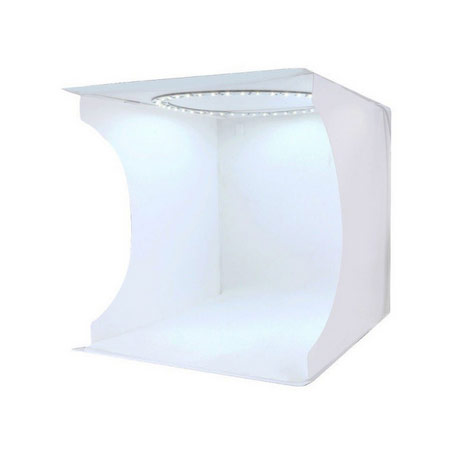 چادر عکاسی پلوز مدل Ring LED ابعاد 23x23 سانتی متر