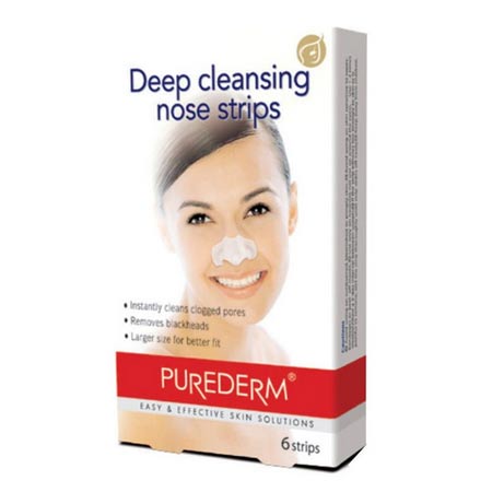 چسب‌ پاک کننده بینی پیوردرم مدل Deep Cleansing بسته 6 عددی