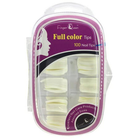 تیپ کاشت ناخن فینگر کویین شماره P50 بسته 100 عددی