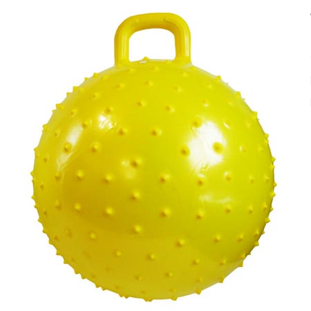 توپ ایروبیک ریلکس خاردار و دسته دار قطر 45 سانتی متر