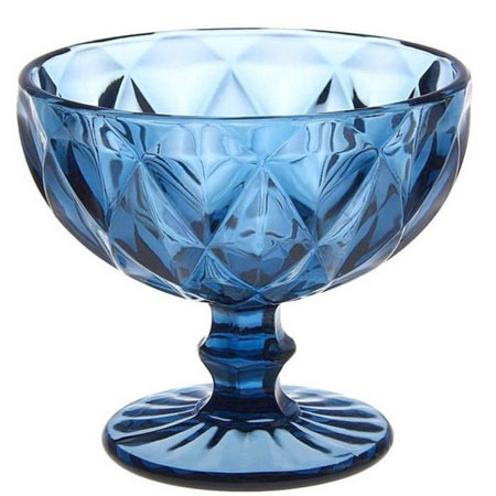 بستنی خوری و دسر خوری بلور اصل مدل RH102 بسته 6 عددی