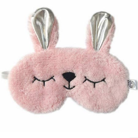 چشم بند فانتزی طرح خرگوش جنس پارچه مخملی