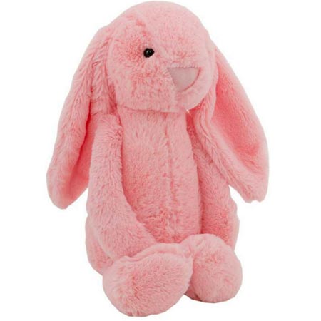 عروسک پولیشی نرم خرگوش مدل جیلی کت ارتفاع 42 سانتی متر