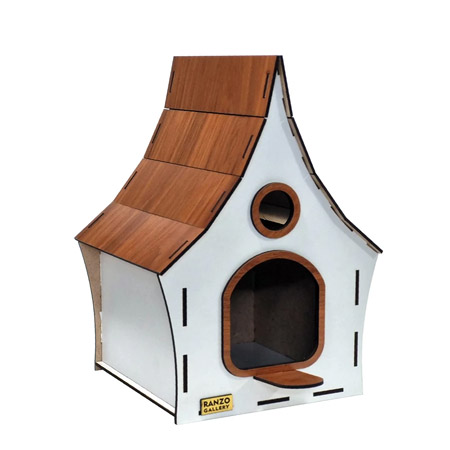 لانه ی پرنده چوبی رانزو گالری طرح کلبه