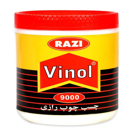 چسب چوب رازی قوطی مدل Vinol 9000 وزن 450 گرم