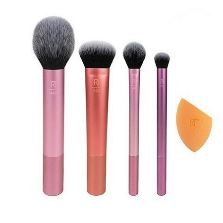 ست برس آرایشی ریل تکنیکس مدل اوری دی مجموعه 4 عددی به همراه پد آرایشی