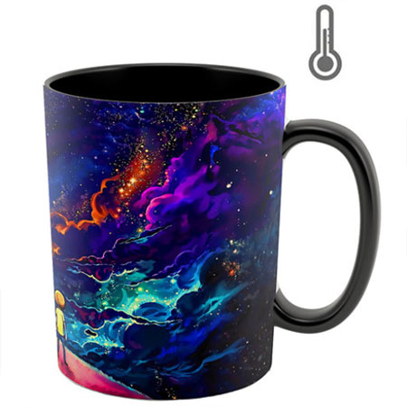 ماگ حرارتی طرح ریک و مورتی کهکشانی