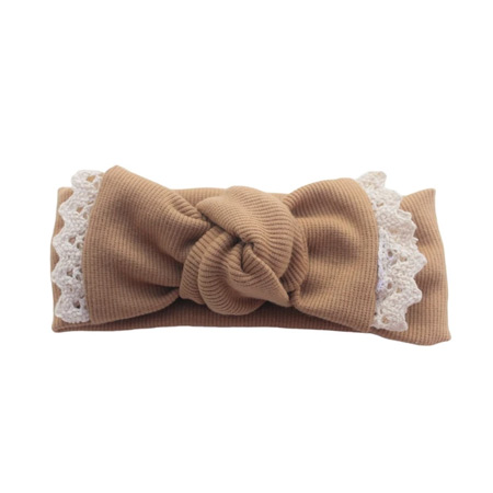 هدبند نوزادی ریماز مدل توسکا رنگ نسکافه ای