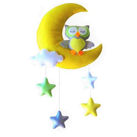 آویز اتاق کودک ریماز مدل بوف روی ماه