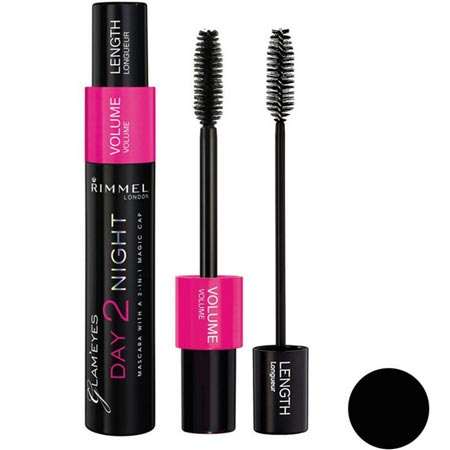 ریمل ضد آب ریمل لاندن بدون پارابن مدل Glameyes Day 2 Night