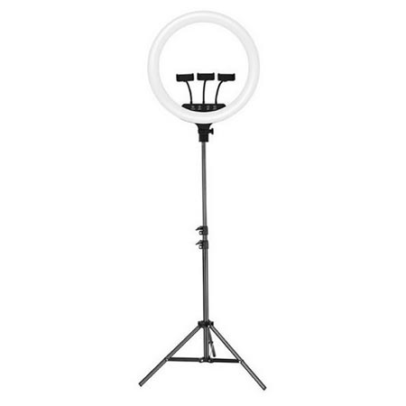 رینگ لایت سه پایه دار جوی روم با ۳ عدد هولدر موبایل