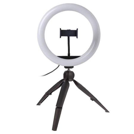 رینگ لایت رومیزی با زاویه نوردهی 360 درجه