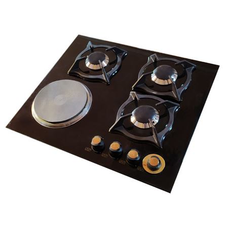 اجاق برقی و گازی صفحه ای رینوزیت استار مدل GAEL4