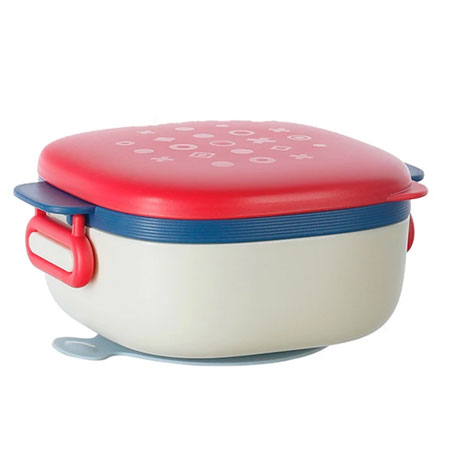 ظرف غذای کودک رووکو جنس استیل و پلاستیک حجم 520 میل